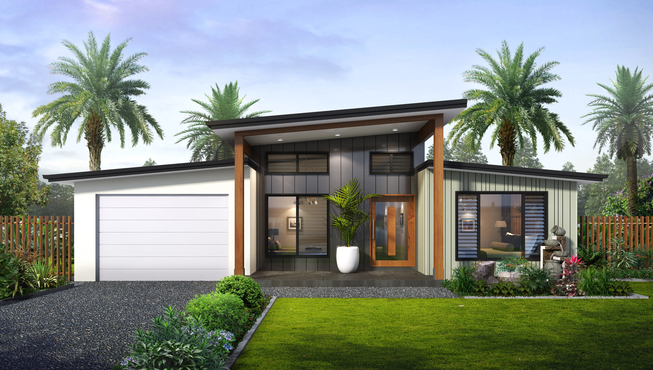 the cooks hill 3 bedroom new home tropical facade