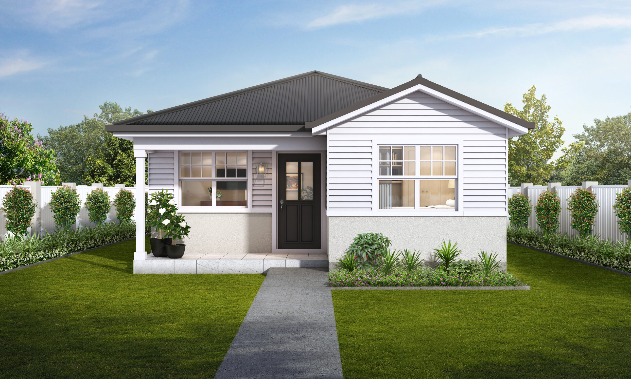 The Hampton Style Granny Flat 2-bedroom - Granny & Co Homes