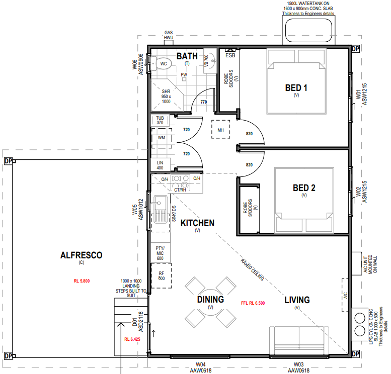 38 Pozieres Ave Umina Beach Granny Flat Floor Plan