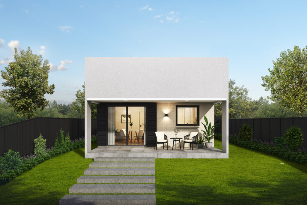 P J Cook Building The Hunter Valley 2 Bedroom Granny Flat Design Contemporary Facade