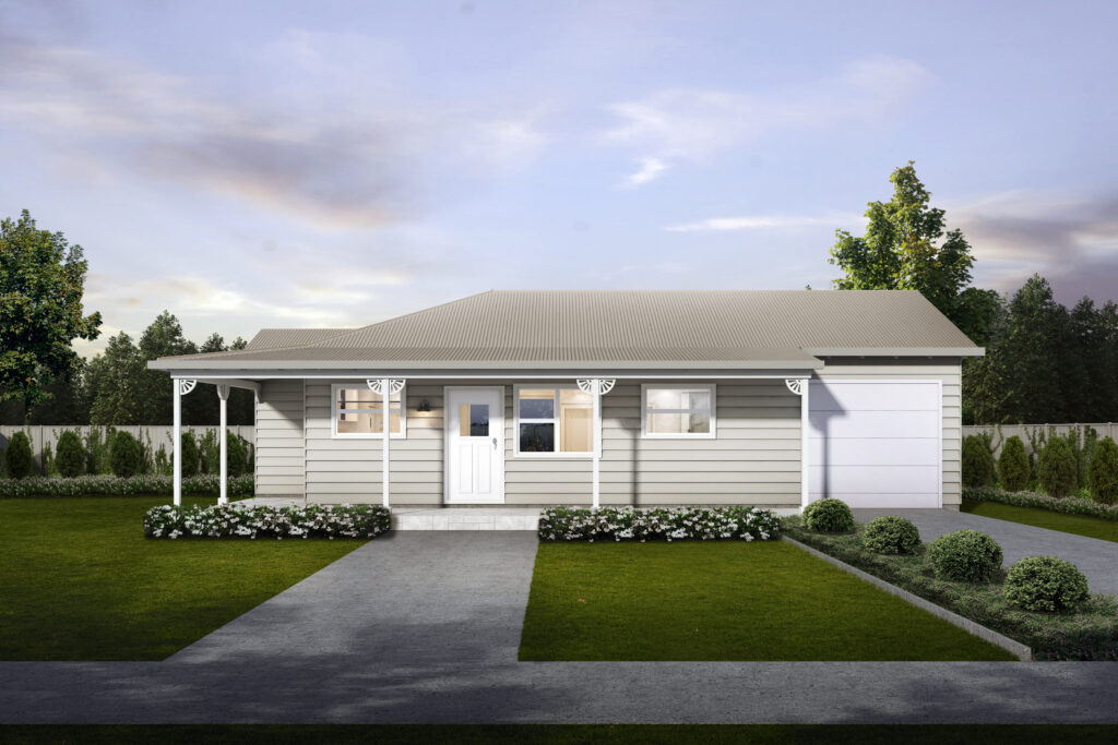 P J Cook Building The Maitland 2 Bedroom Granny Flat Design Australiana Facade