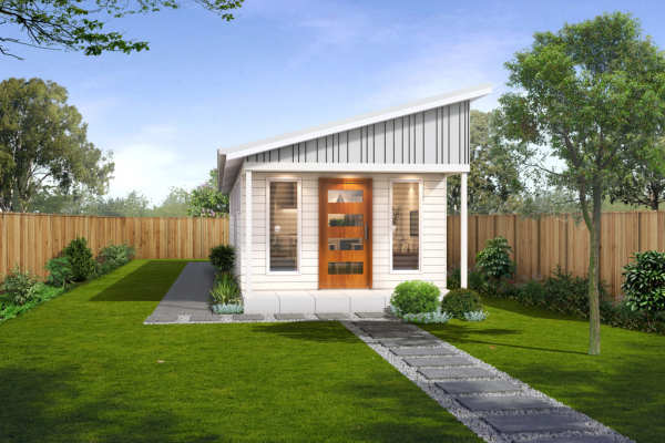 Wyong Narrow Granny Flat Design Coastal Facade